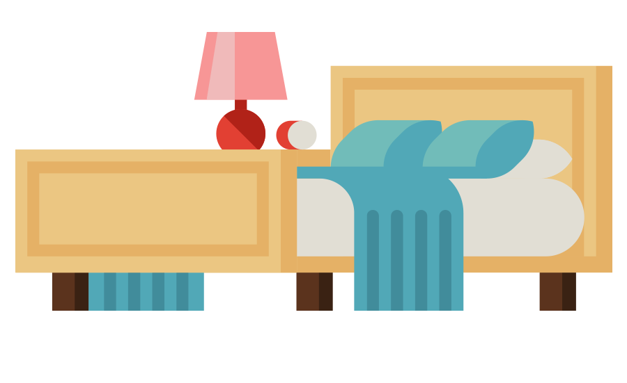 icoon bed slaapkamer